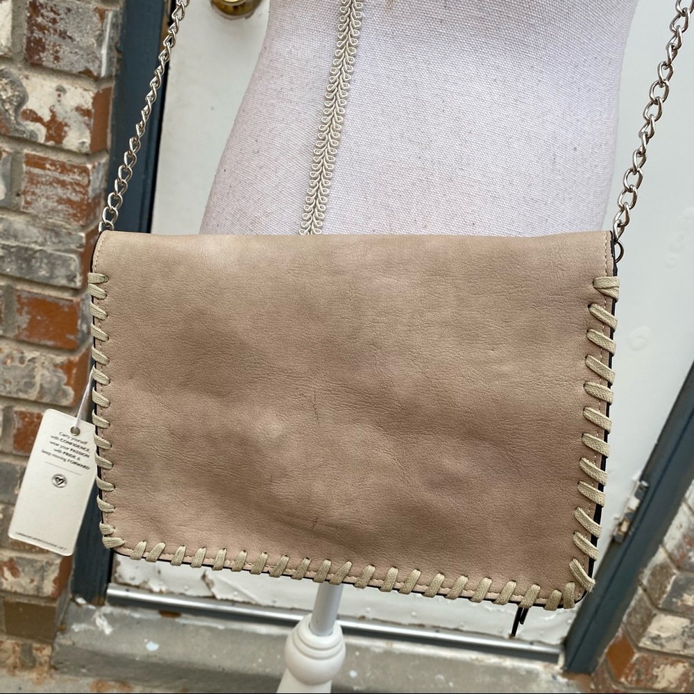 NWT urban expressions solid tan crossbody - Picture 9 of 10